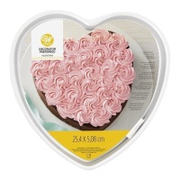 Molde corazón de 25,4 x 25,4 x 5,08 cm - Wilton