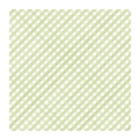 Papel Vellum cuadros Vichy verde manzana de 30,5 x 30,5 cm - Artis decor - 3 unidades
