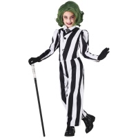 Disfraz de Beetlejuice para niña