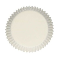 Cápsulas para cupcakes de 5 cm blanco - FunCakes - 500 unidades