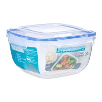 Tupper de 2,4 L de plástico cuadrado