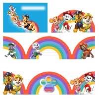 Invitaciones de la Patrulla Canina acción con sobre - 8 unidades