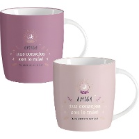 Taza de 350 ml Amiga tus consejos son lo mas - 1 unidad