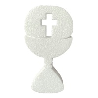Figura de corcho de cáliz de Comunión de 25 x 13 cm