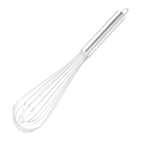 Batidor de 40 cm de varillas de mango de acero inoxidable - Dekora