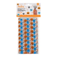 Bolsa para dulces de calabazas y calaveras de 12,5 x 24 cm - 20 unidades