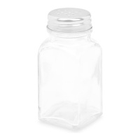 Salero de cristal cuadrado