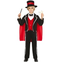 Disfraz de mago con capa para niño