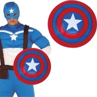 Escudo de Capitán enmascarado de 45 cm