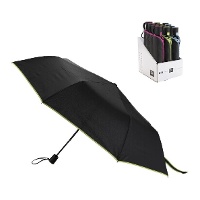 Paragüas de 55 x 90 cm antiviento de fibra - 1 unidad