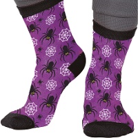 Calcetines de arañas lilas - 1 par