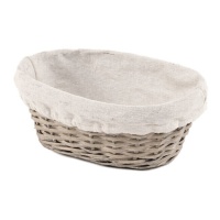 Cesta de 26 x 17 x 10 cm Sweet Home mimbre