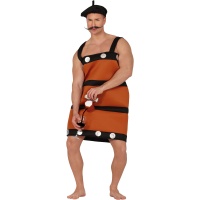 Disfraz de chico barril para hombre