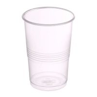 Vasos de 1 L de plástico transparente - 25 unidades