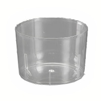 Vasos de 230 ml de plástico transparente chiquito - 5 unidades