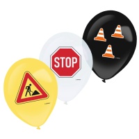 Globos de látex de Construcción excavadora -