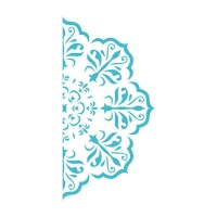 Plantilla Stencil mandala floral de 20 x 28,5 cm - Artis decor - 1 unidad
