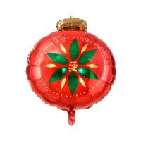 Globo de bola navideña de 45 x 45 cm - Partydeco
