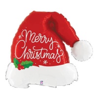 Globo de Papá Noel de gorro de 67 x 58 cm - Grabo