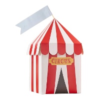 Cajas de circo personalizables de 23 x 10 cm - 4 unidades
