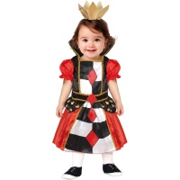 Disfraz de reina de corazones para bebé
