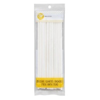 Palitos para cake pops de 20 cm - Wilton - 25 unidades
