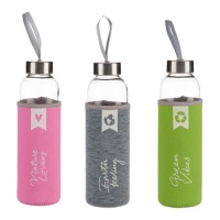 Botella de 0,50 L surtida en 3 colores - Vivalto - 1 unidad