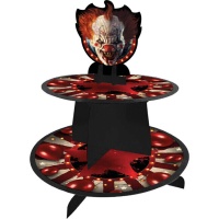 Soporte para cupcakes de Payaso Asesino de 30 x 40 cm