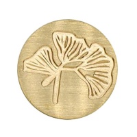 Sello de latón para lacre de Ginkgo de 2,5 cm - Artemio