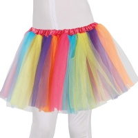 Falda de tutú multicolor - 30 cm