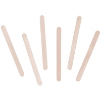Palos para helado madera estándar natural - 50 unidades