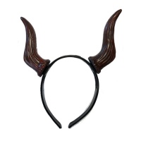 Diadema de cuernos de demonio