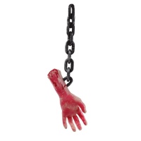Brazo amputado con cadena de 58 cm