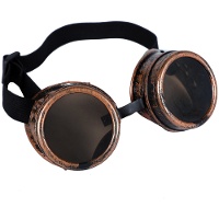 Gafas de Steampunk envejecidas