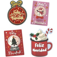 Imán de Feliz Navidad - 1 unidad