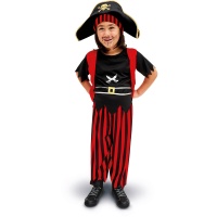 Disfraz de pirata bucanero clásico para niño