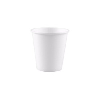 Vasos de 120 ml de cartón blanco - 30 unidades
