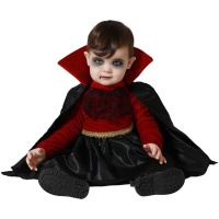 Disfraz de conde Drácula para bebé niña