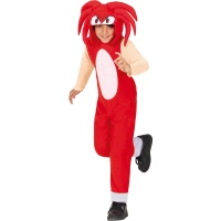 Disfraz de erizo rojo de videojuego infantil
