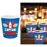Vasos de Capitán Vodka para chupitos - 3 unidades
