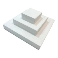 Cuadrado de corcho de 10, 18 y 28 cm - 3 unidades