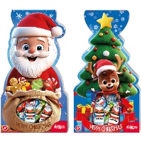 Muñecos de chocolate navideños surtidas de 58 gr - 1 unidad