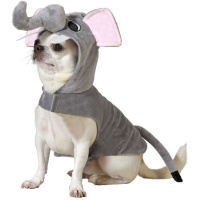Disfraz de elefante para perro