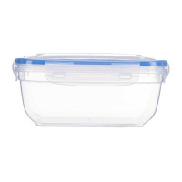 Tupper de 1,4 L de plástico rectangular