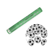 Cañón de confeti de balones de fútbol de 40 cm