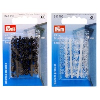 Botones a presión de 0,7 cm de plástico - Prym - 24 pares