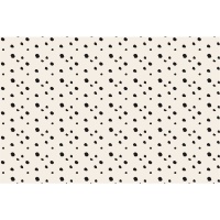 Mantel de papel con estampado de lunares dálmata de 1,80 x 1,20 m
