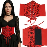 Corset con diseño de mariposas para adulta