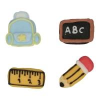 Figuras de azúcar de Vuelta al cole - Funcakes - 8 uindades