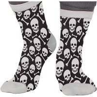 Calcetines de calaveras infantiles - 1 par